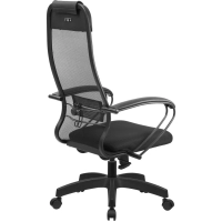 Кресло 0MX_MT_МЕТТА-11 MPRU сет/тк черн.подл.130/осн.001(подл.100/осн.001)