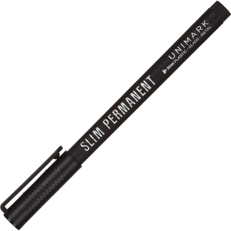 Маркер перманентный BrunoVisconti  ДЛЯ CD UNIMARK SLIM черный 22-0028