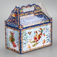 Подарочная новогодняя коробка &laquo;Олимпиада&raquo;, для сладких подарков, 20&times;12&times;19 см