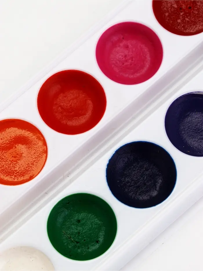 Акварель 12 цветов, упаковка картон "Монстрик"