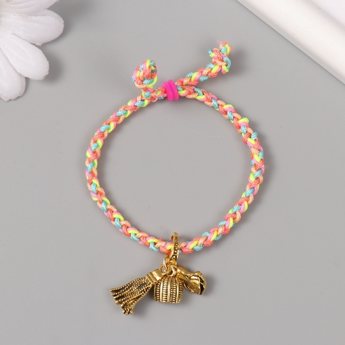 Браслет фен-шуй Браслет фен-шуй "Косичка. Веник и совок" регулируемая длина набор 5 шт