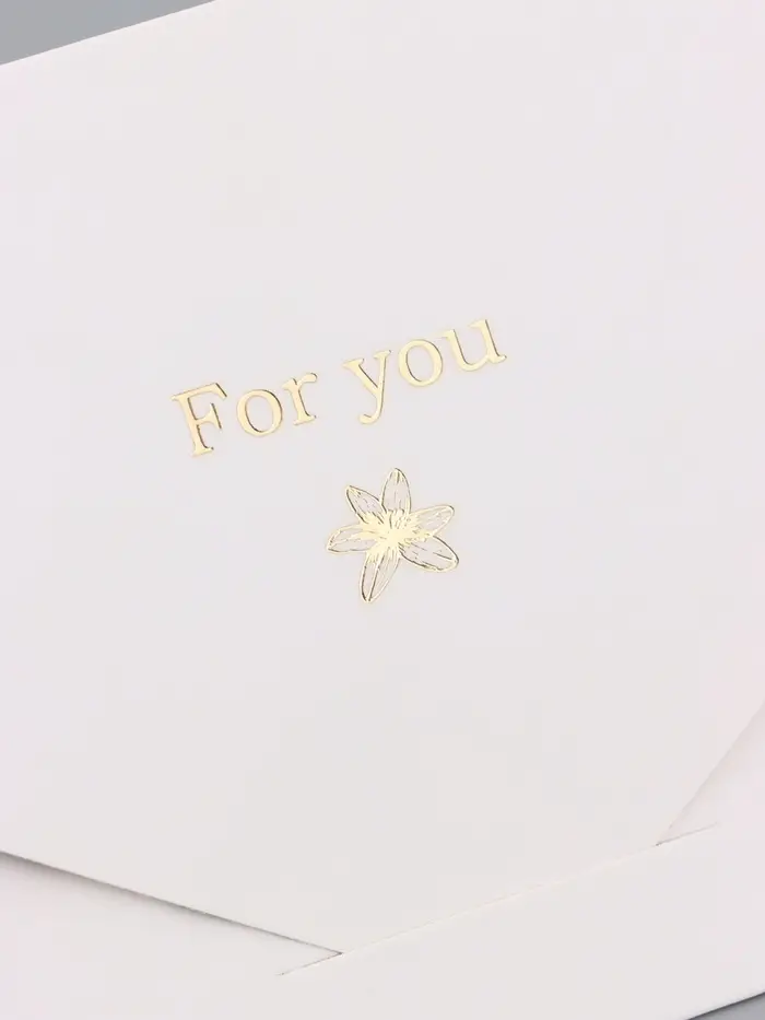 Конверт подарочный For you, софт тач, тиснение, 19&times;9 см
