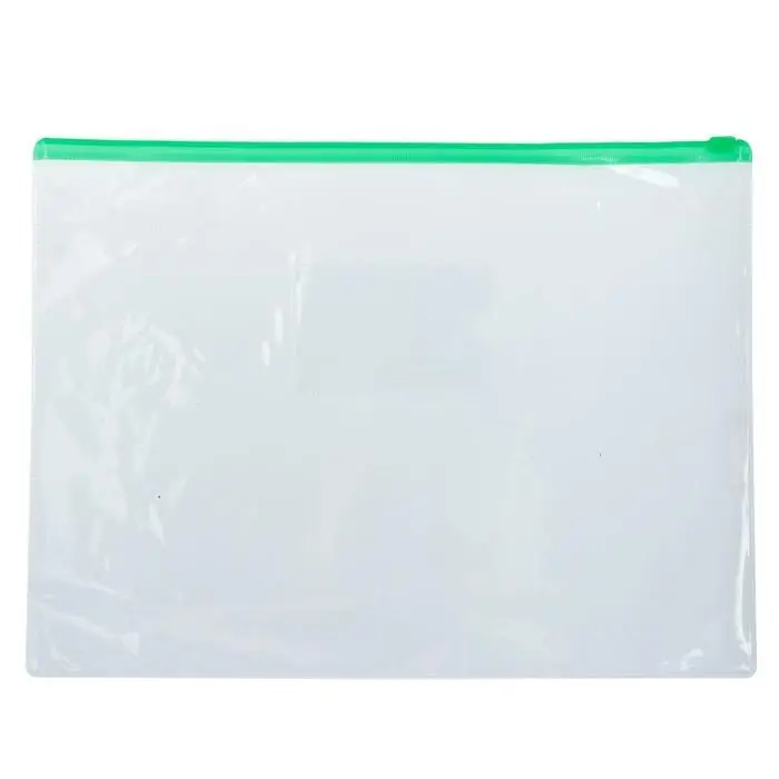 Папка-конверт на ZIP-молнии А4, 120 мкм, Calligrata, прозрачный, микс Папка-конверт на ZIP-молнии А4, 120 мкм, Calligrata, прозрачный, микс