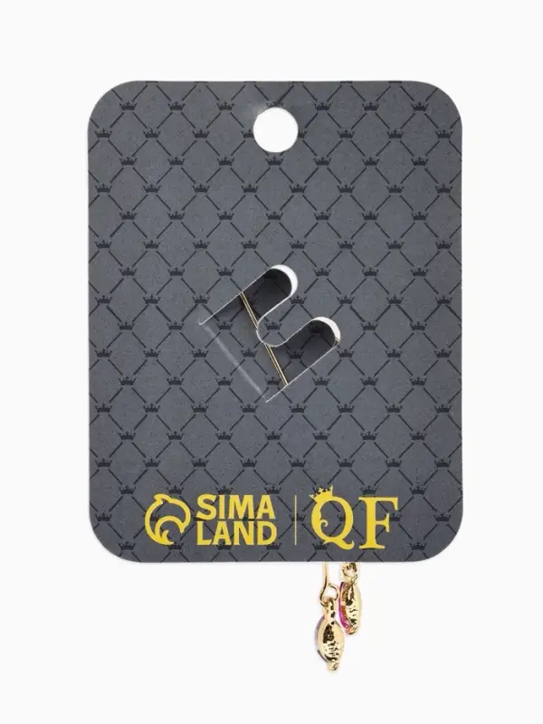 Брошь "Фламинго", кристалл, ноги двигаются, цвет бело-малиновый золоте