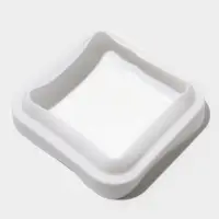 Форма для муссовых десертов и выпечки KONFINETTA &laquo;Квадро&raquo;, силикон, 18.5&times;5 см, белая