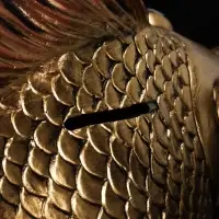 Копилка для денег &laquo;Золотая рыбка&raquo;, гипс, 13&times;25 см