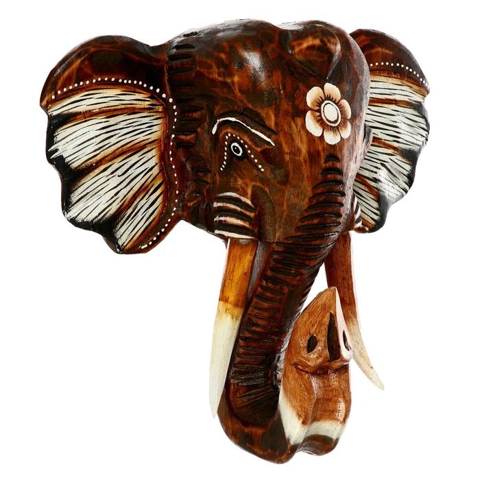 Сувенир дерево Сувенир дерево "Голова слона" 35 см