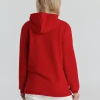 Толстовка с капюшоном унисекс Hoodie, красная, размер XS