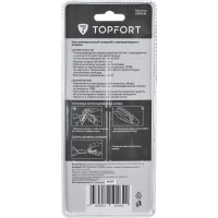 Нож универсальный складной Topfort 19мм трапец.+резак д/строп,стяжек