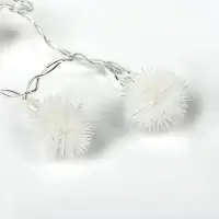 Гирлянда &laquo;Занавес&raquo; 2&times;1.5 м с насадками &laquo;Ёжики&raquo;, IP20, прозрачная нить, 360 LED, свечение мульти (RG/RB), мигание, 220 В