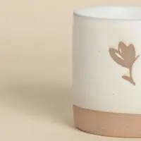 Кружка SL Home &laquo;Цветок&raquo;, 520 мл, 13.5&times;9.6&times;9.8 см, керамика, белая