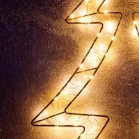 Светодиодная фигура FROSTY &laquo;Ёлочка&raquo;, 58&times;56&times;2, подвесная, 200 LED, 4.5V, свечение тёплое белое