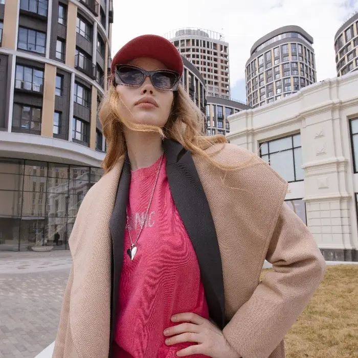 Кулон на цепочке &laquo;Сердце&raquo;, вытянутое, цвет серебро, 70 см