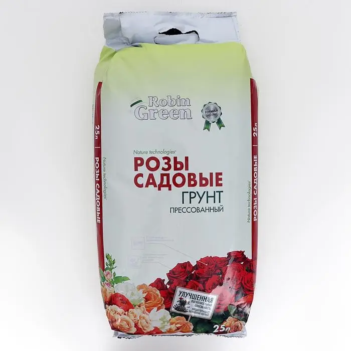 Грунт для садовых роз Робин Грин прессованный 25 л