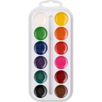 Краски акварельные Выбор есть 12 цв, б/кисти, картон