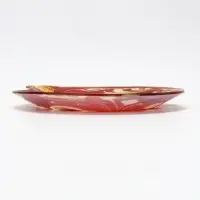 Тарелка в форме ёлочного шара &laquo;Красная&raquo;, 18,6x22,2 см