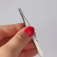 Пинцет прямой, узкий, 8.5 см