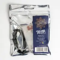 Гирлянда &laquo;Нить&raquo; 5 м, роса, IP20, зелёная нить, 50 LED, 2 режима, от батареек АА&times;3, свечение мульти