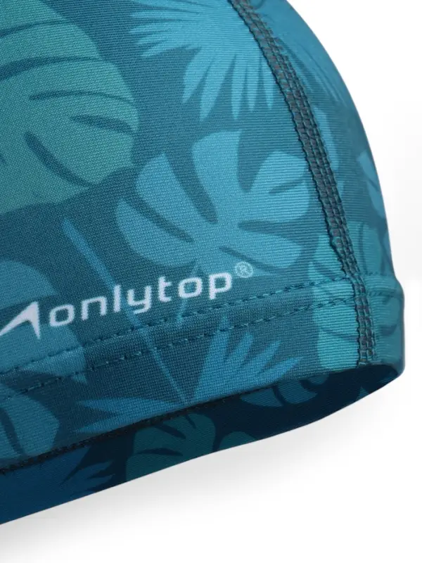 Шапочка для плавания детская ONLYTOP &laquo;Динозавр&raquo;, тканевая, обхват 46-50 см