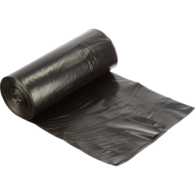 Мешки для мусора ПВД 200л 80мкм 20шт/рул черн 90х130см Luscan