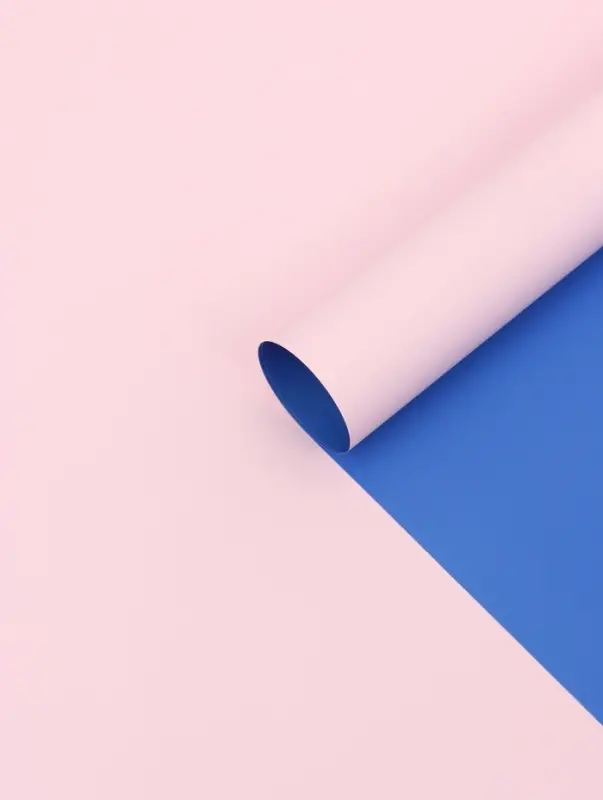 Пленка для цветов матовая, синий - лиловый, 56&times;57 см