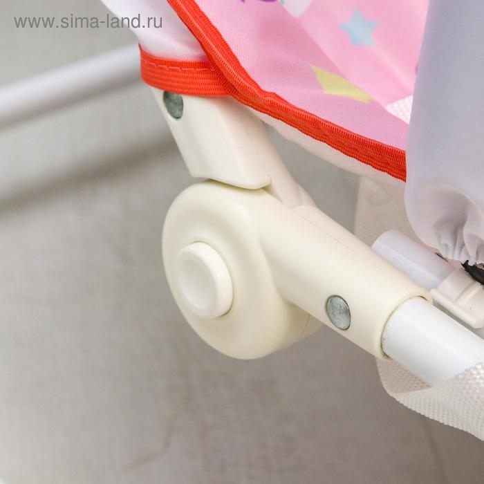 Шезлонг - качалка для новорождённых «Волшебная пони», игровая дуга, игрушки МИКС Шезлонг - качалка для новорождённых «Волшебная пони», игровая дуга, игрушки МИКС