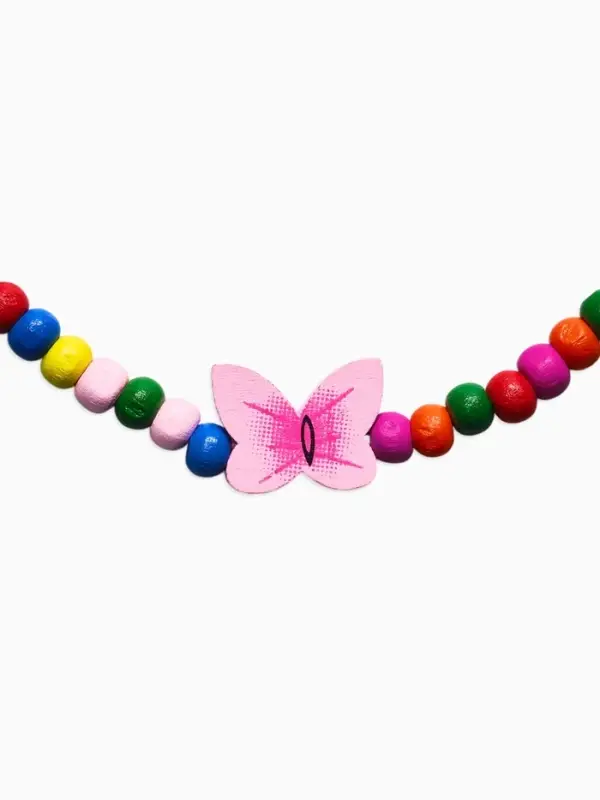 Бусы детские &laquo;Выбражулька. Бабочка, сердце, цветок&raquo;, МИКС
