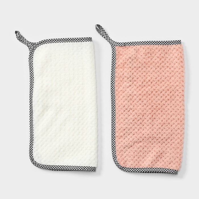 Салфетка для уборки Доляна «Уют», микрофибра, 25×25 см, цвет МИКС Салфетка для уборки Доляна «Уют», микрофибра, 25×25 см, цвет МИКС