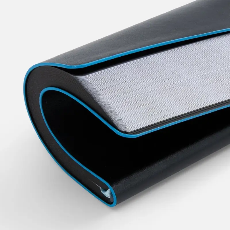 Ежедневник Trait, недатированный, черный с голубым