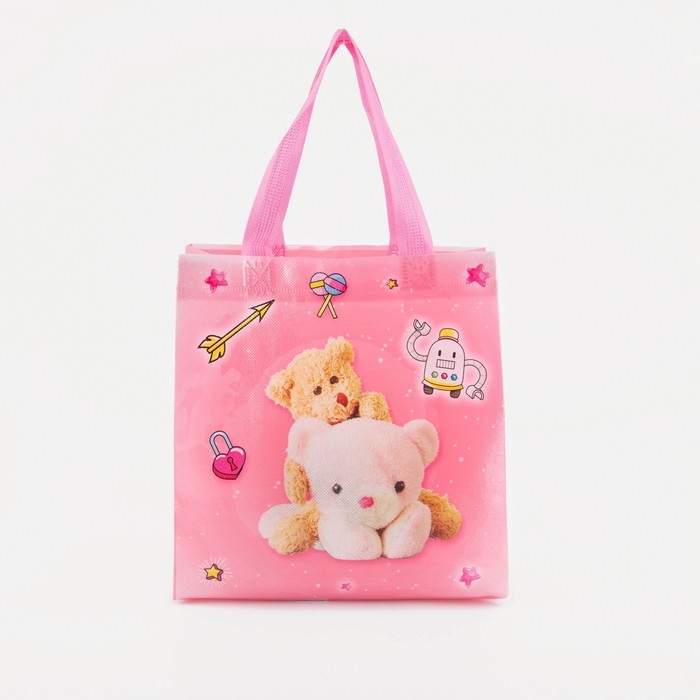 Сумка детская без застёжки, цвет розовый Сумка детская без застёжки, цвет розовый