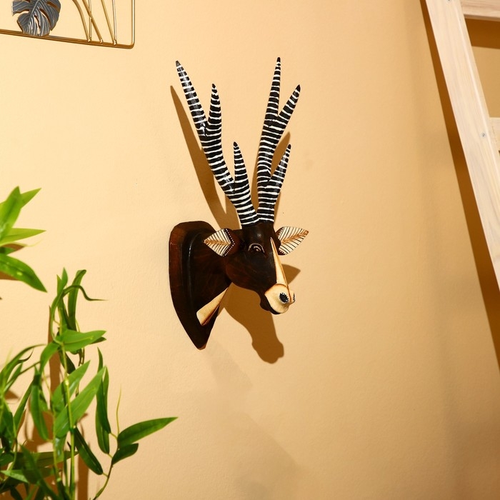 Панно настенное  Панно настенное "Газель" албезия 25х15х35 см