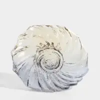 Ваза для цветов &laquo;Кеннет&raquo; ракушка, 20&times;24 см, стекло, коричнево-синяя