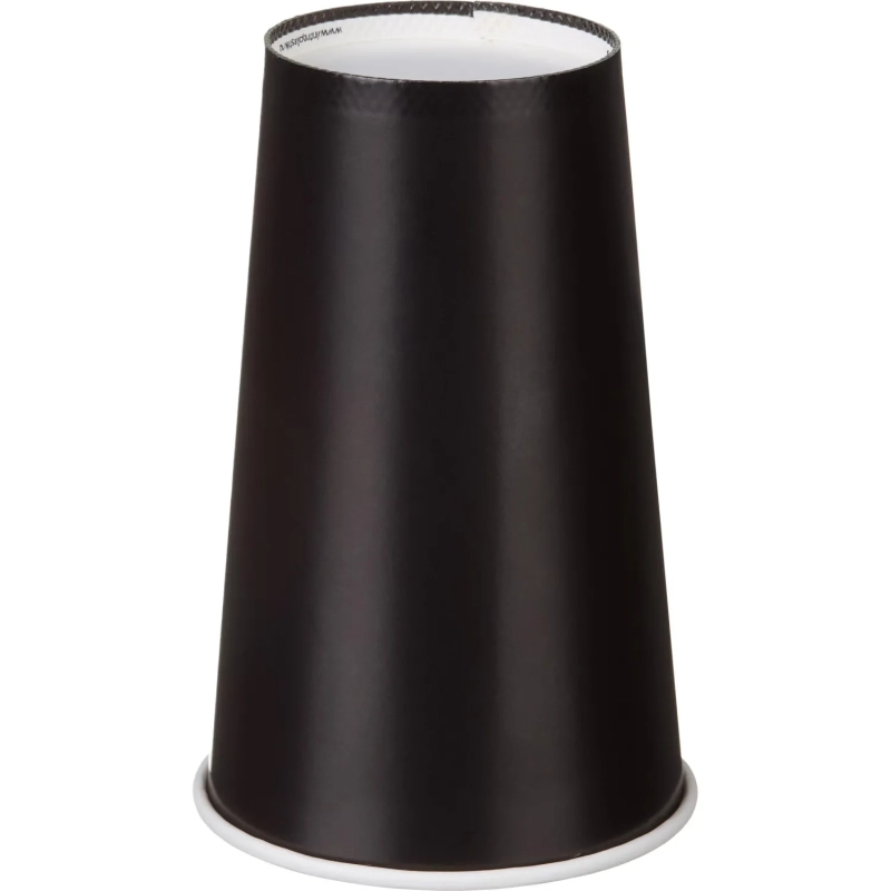 Стакан одноразовый бум. 1-сл 400мл 18OZ ЧЕРНЫЙ 1000шт/кор