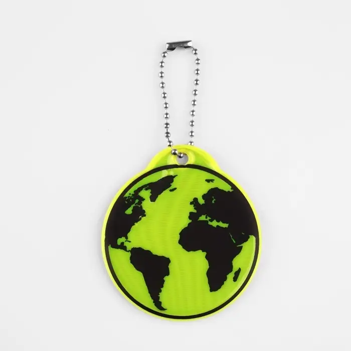 Светоотражающий элемент &laquo;Земля&raquo;, двусторонний, 6 &times; 5,5 см, цвет МИКС