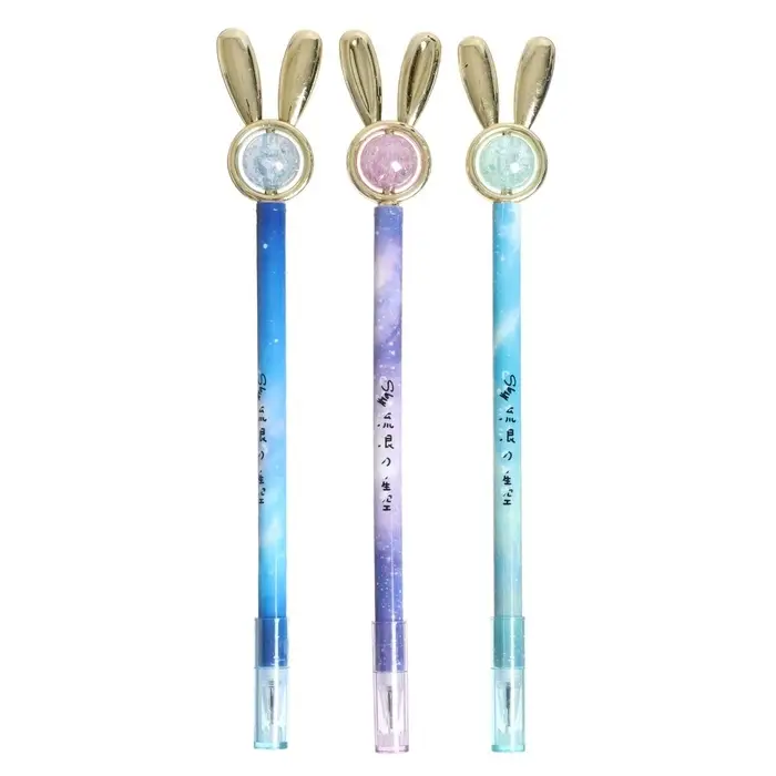 Ручка-прикол Calligrata &laquo;Блеск Ушки&raquo;, чёрный стержень, гелевая, МИКС