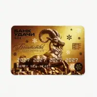 Магнит новогодний &laquo;Банк удачи&raquo;