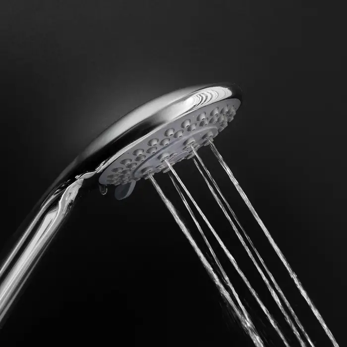 Лейка для душа ZEIN Z0502, 5 режимов, средняя, d=95 мм, пластик, цвет хром