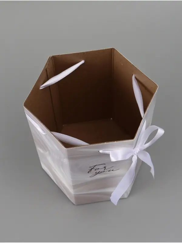 Коробка подарочная складная &laquo;Для тебя&raquo;, 17&times;14.8&times;19.5 см, шестигранник