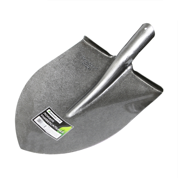 Лопата универсальная, тулейка 40 мм, рельсовая сталь, без черенка, Greengo Лопата универсальная, тулейка 40 мм, рельсовая сталь, без черенка, Greengo