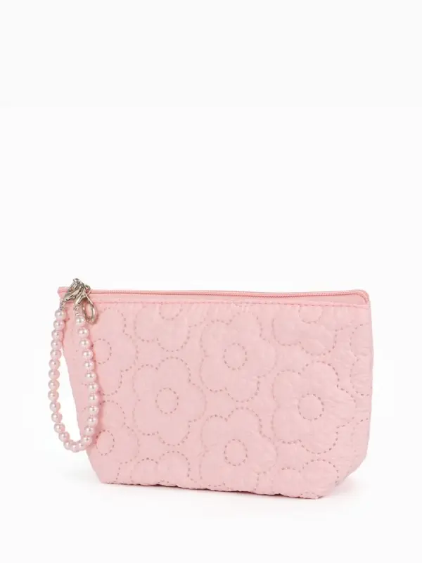 Косметичка дор Цветок 22*6*16, отд на молнии, розовый