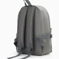 Рюкзак молодёжный на молнии, 3 кармана, размер 29&times;12&times;42 см, серый