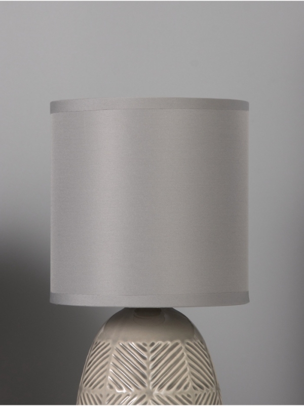 Лампа настольная Лампа настольная "Ретушь" 40Вт Е14 серый 12х12х24см