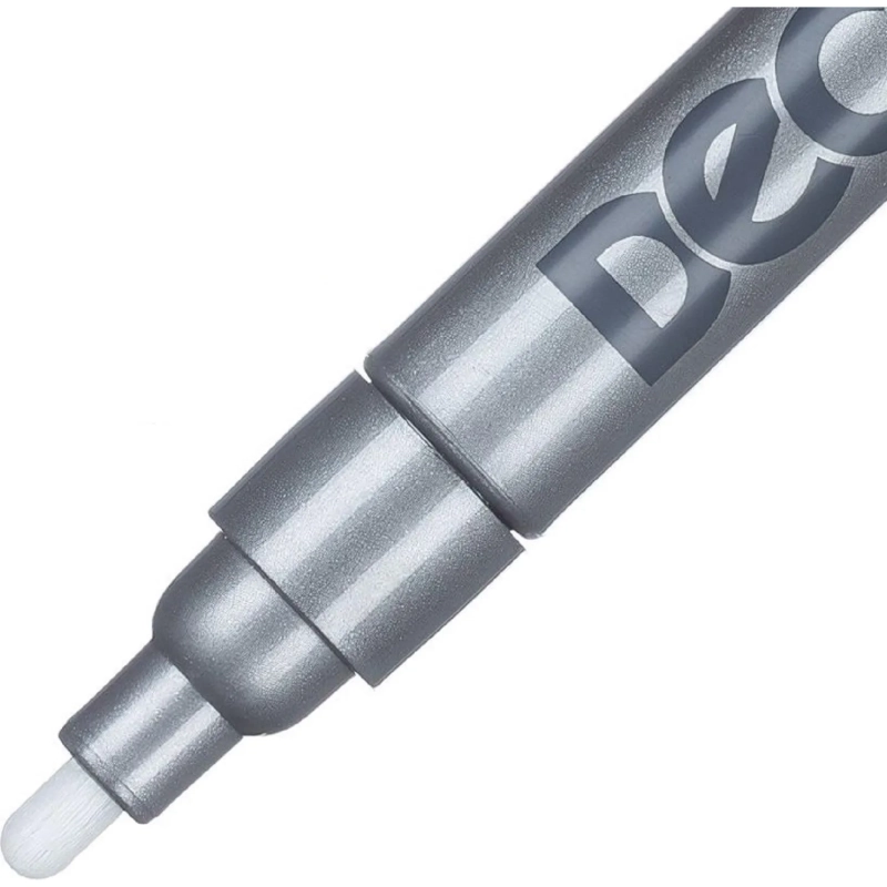 Маркер лаковый ICO DECO серебряный 2-4 мм