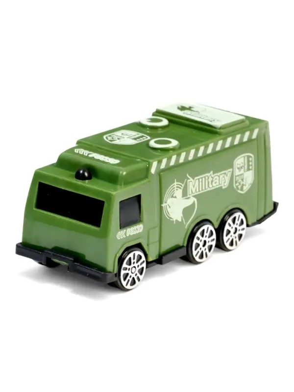 Игрушка - сюрприз Funny Box &laquo;Военная техника&raquo;: карточка, фигурка, лист наклеек, МИКС