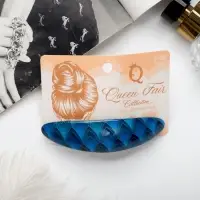 Заколка-автомат для волос "Лепестки" 9х2,5 см, микс