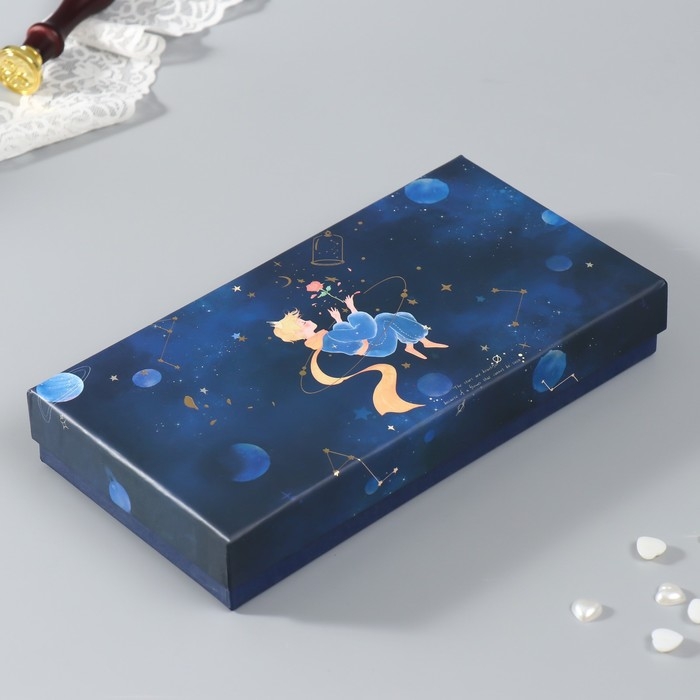 Сургучный набор "Принц" печати, ручка, ложка, маркер, воск, свеча 22х12 см