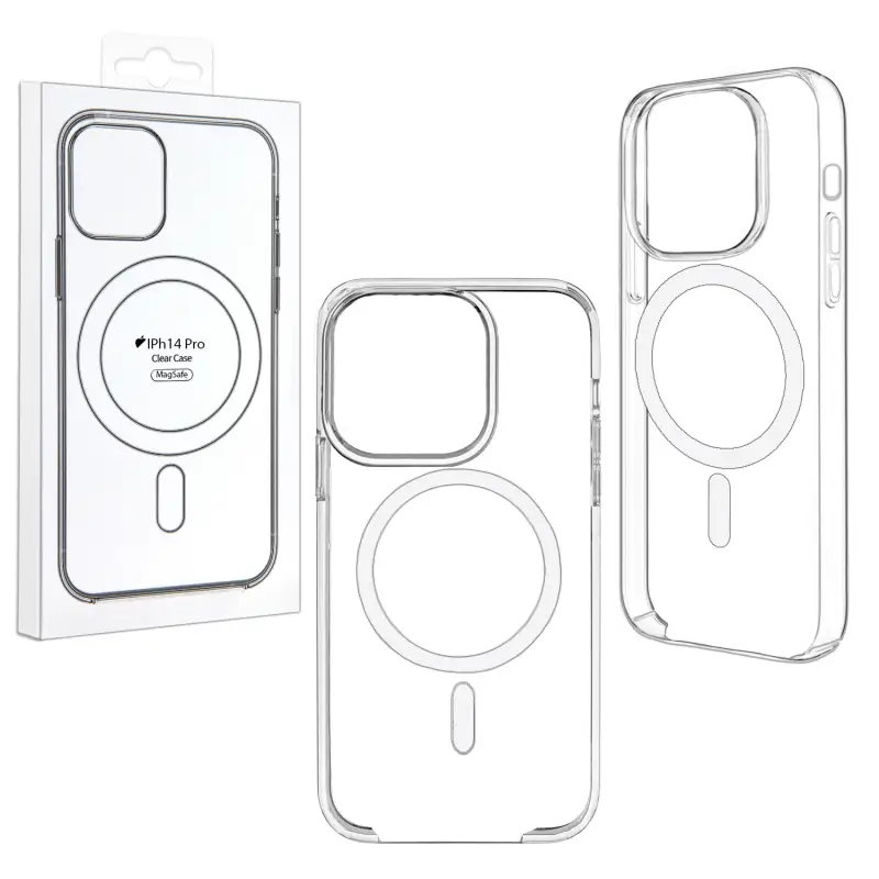 Чехол iPh 14 Pro (6.1) Clear Case (MagSafe + анимация NFC) ORG Чехол iPh 14 Pro (6.1) Clear Case (MagSafe + анимация NFC) ORG