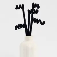 Синельная проволока, набор 50 шт., чёрная, 30 см