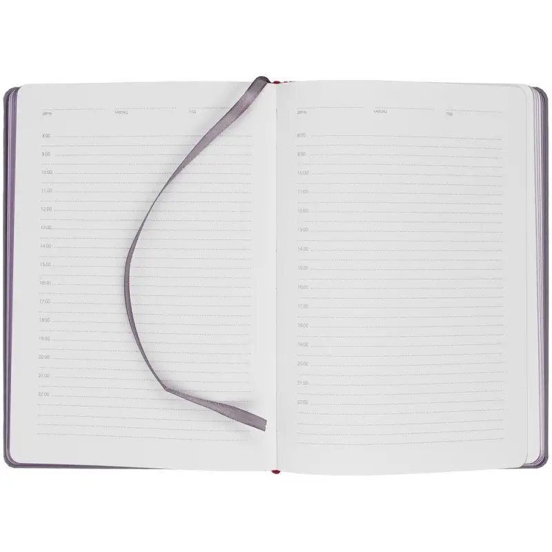 Ежедневник Spain Shall, недатированный, серый с фиолетовым Ежедневник Spain Shall, недатированный, серый с фиолетовым