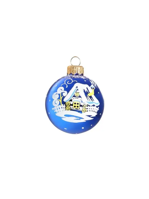 Ёлочный шар &laquo;Рассвет&raquo; новогодний, d=6 см, без упаковки, МИКС